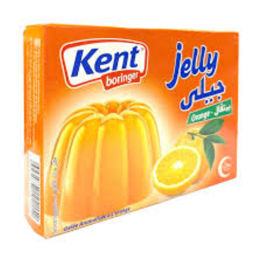 KENT BORINGER ORANGE FLAVOUR JELLY 85G